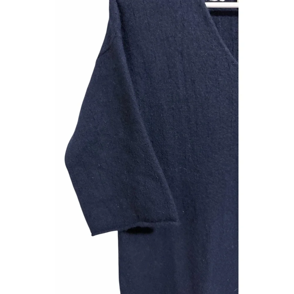 J. Crew x Demylee‎ Ribbed Merino Wool Dress Navy Blue Women's Size XS